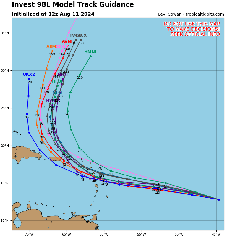 Invest 98L Atlantic Pacific Disaster Center