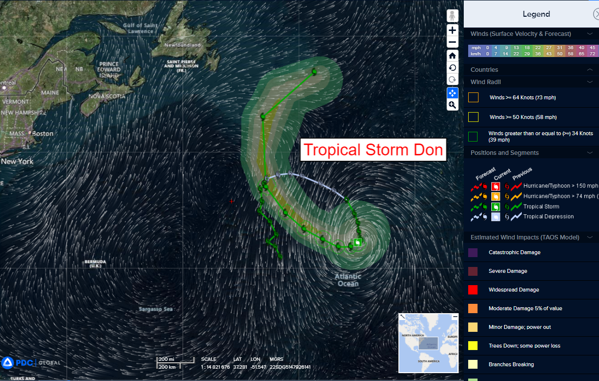 Tropical Storm Don Pacific Disaster Center
